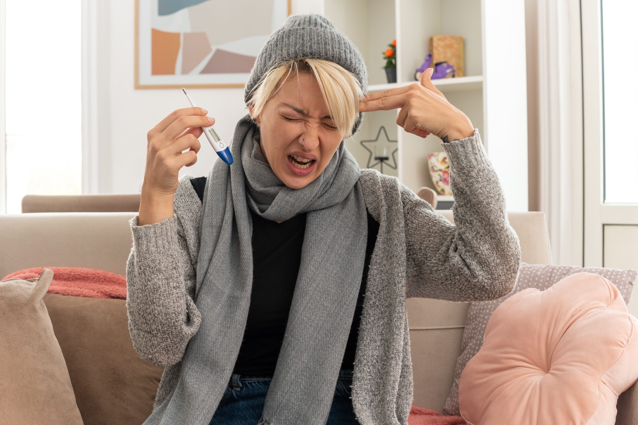 how to deal with temporary hearing loss due to a cold
