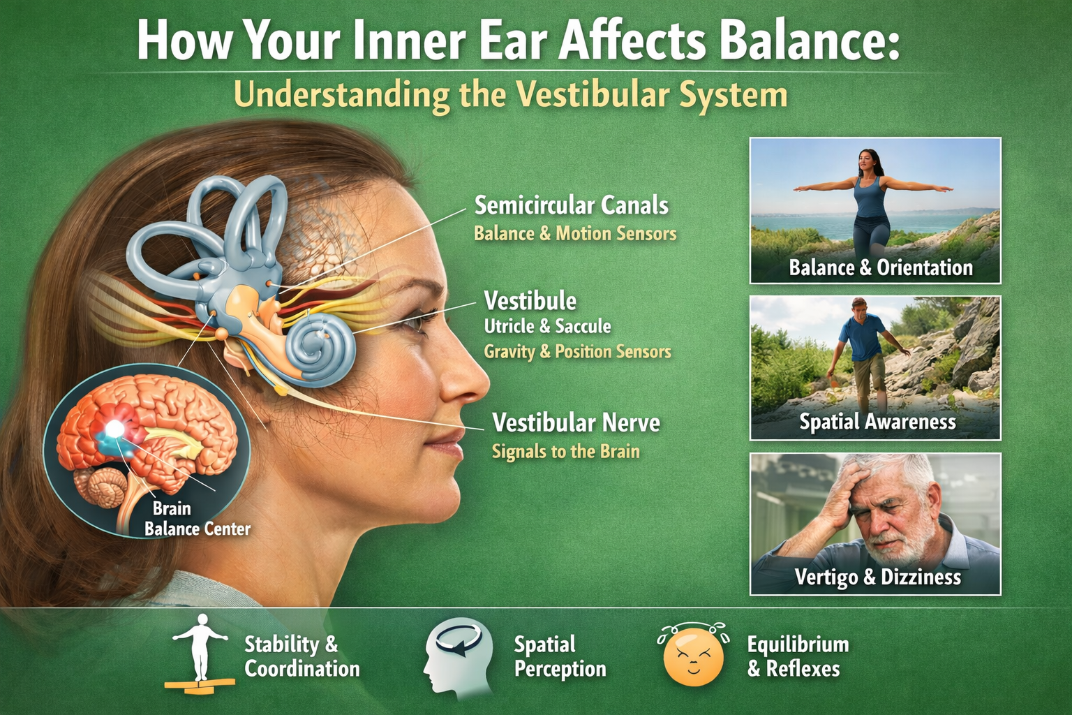 how your inner ear affects balance