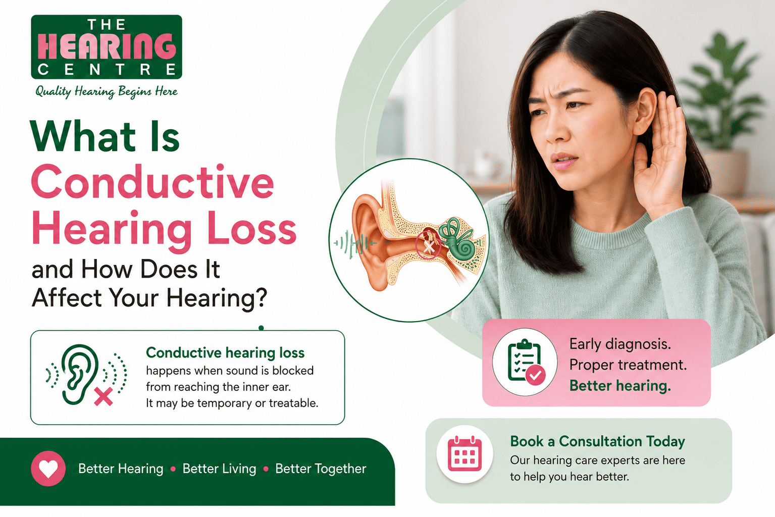 Conductive Hearing Loss Causes Symptoms and Treatment