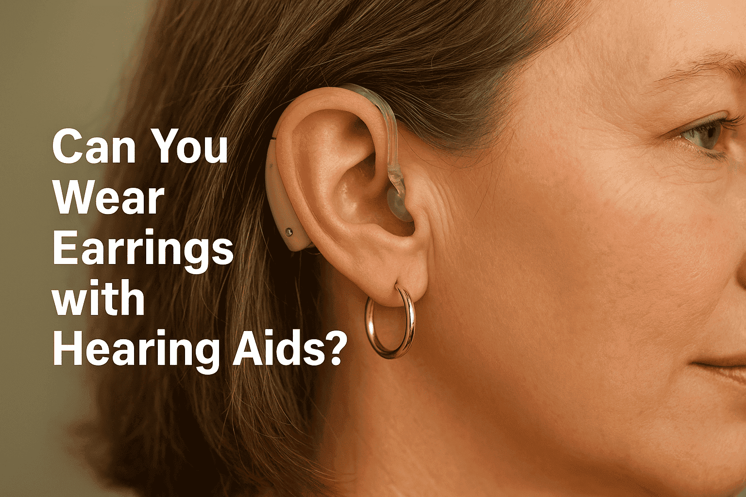 can you wear earrings with hearing aids
