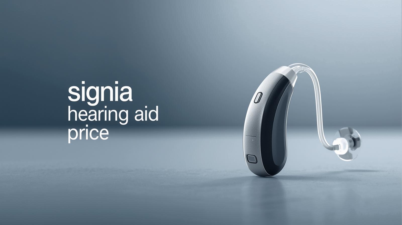 signia hearing aid price