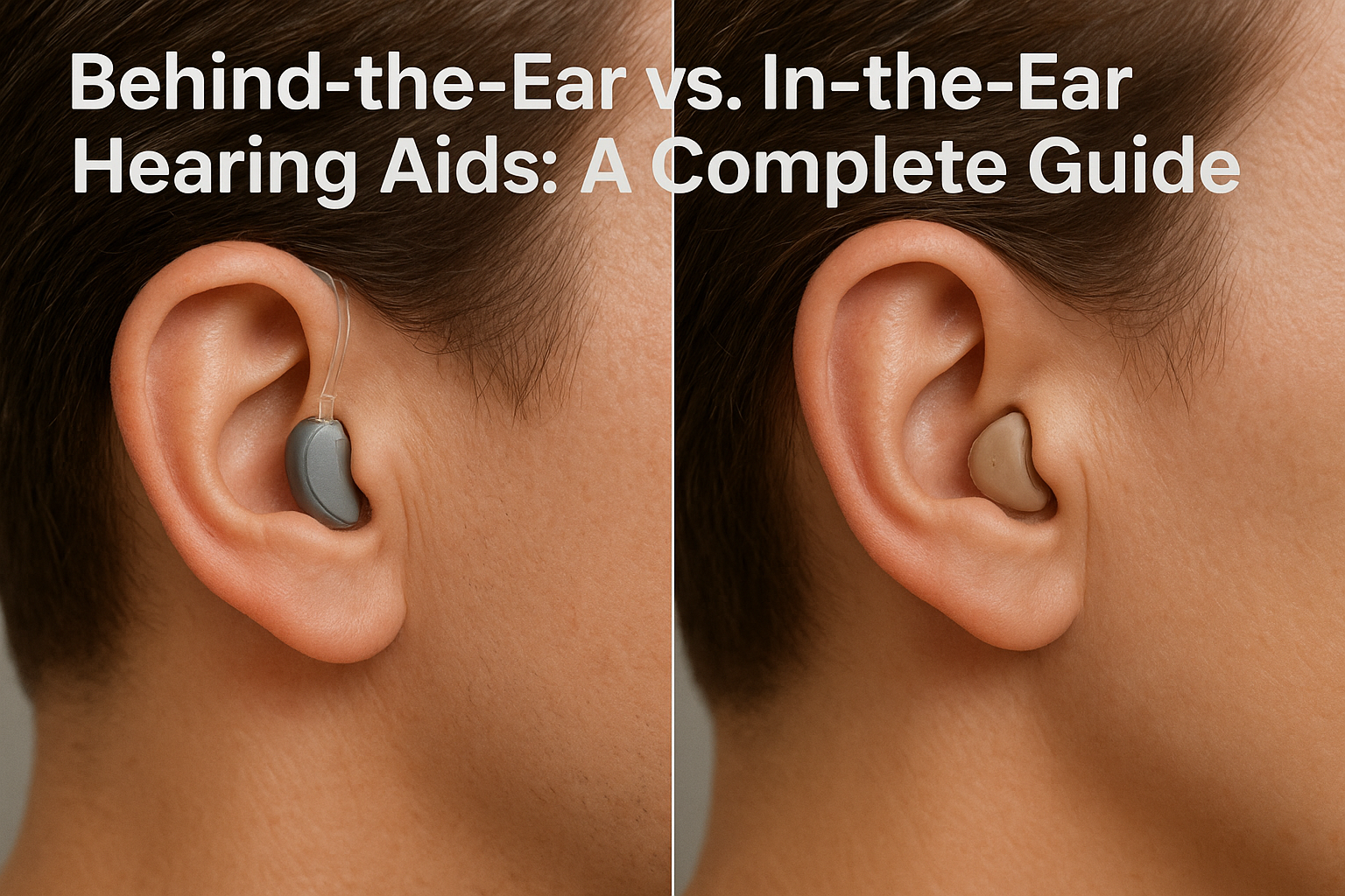 Behind-the-Ear vs. In-the-Ear Hearing Aids