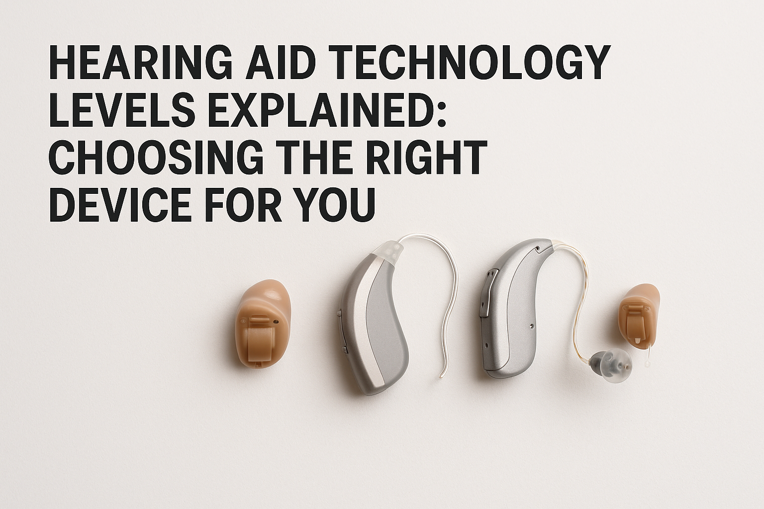 Hearing Aid Technology Levels Explained