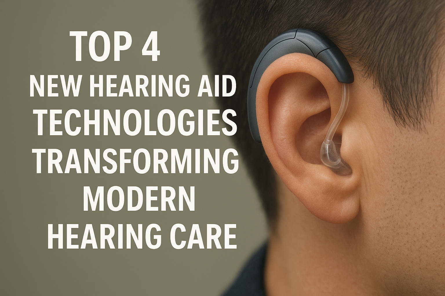Top 4 New Hearing Aid Technologies