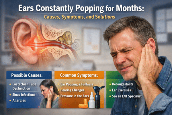 ears constantly popping for months