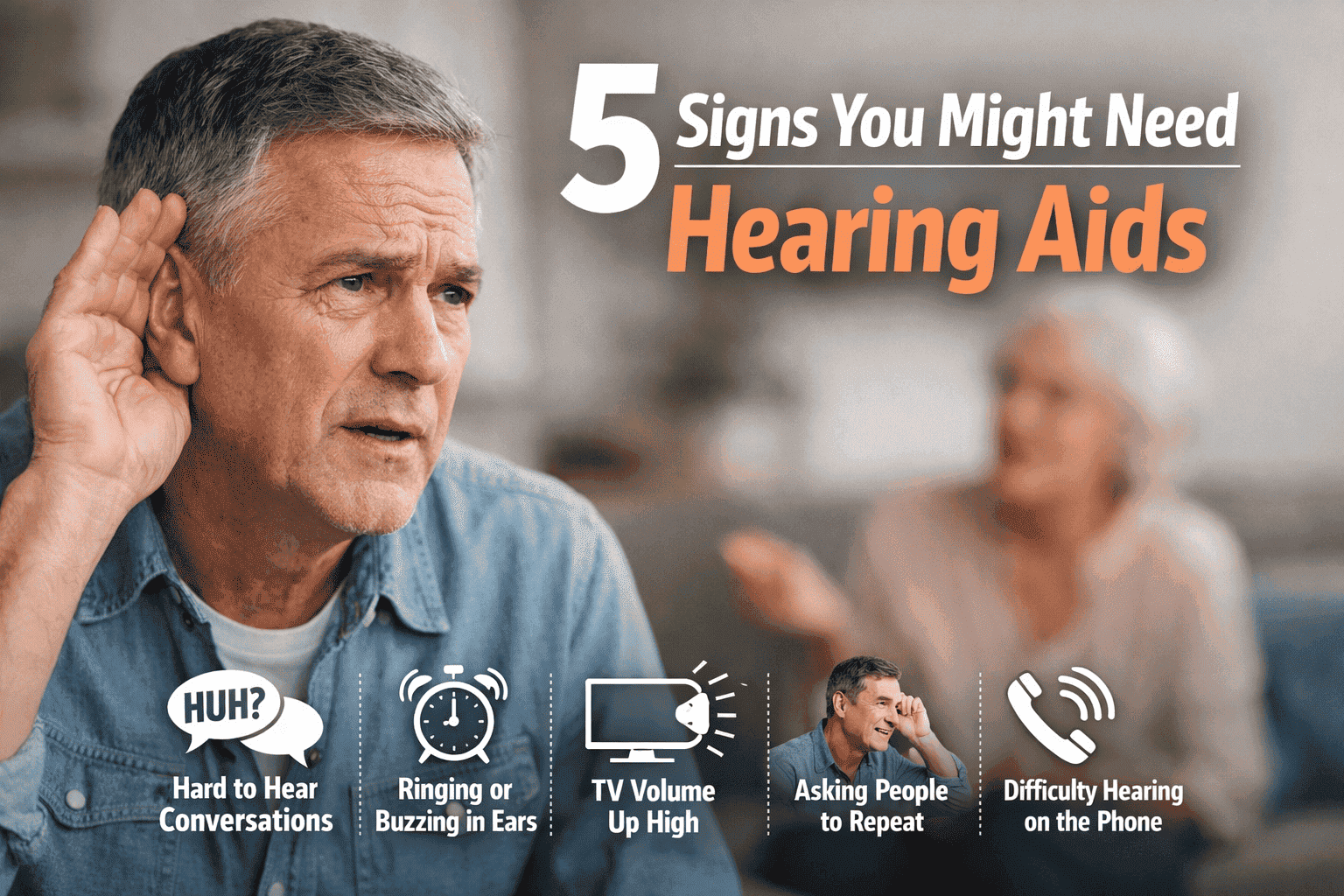 5 Signs You Might Need Hearing Aids